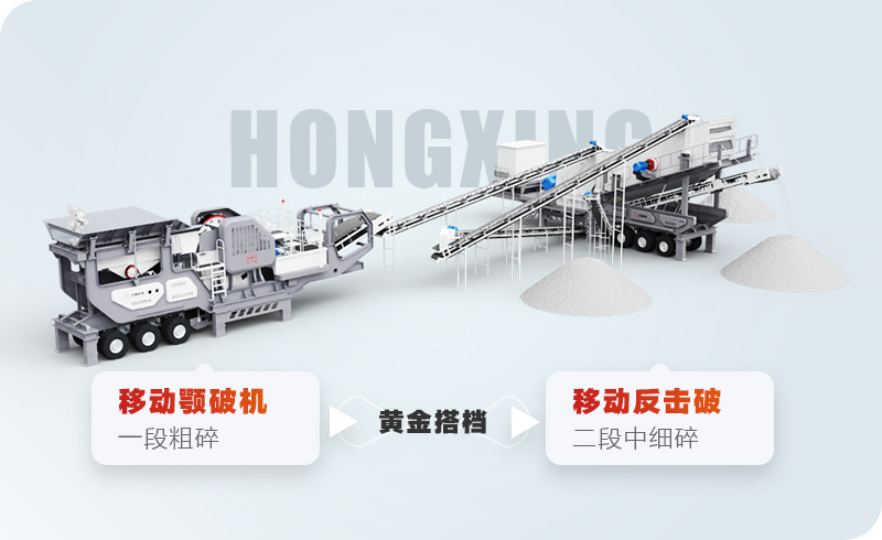 靈活現(xiàn)場(chǎng)，可自由專場(chǎng)的巖石移動(dòng)破碎站全圖