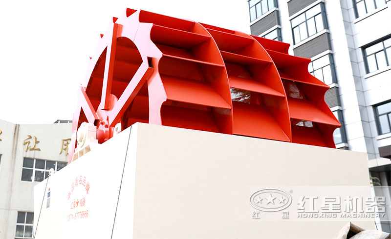 三輪輪斗式洗砂機，產量120-200t/h