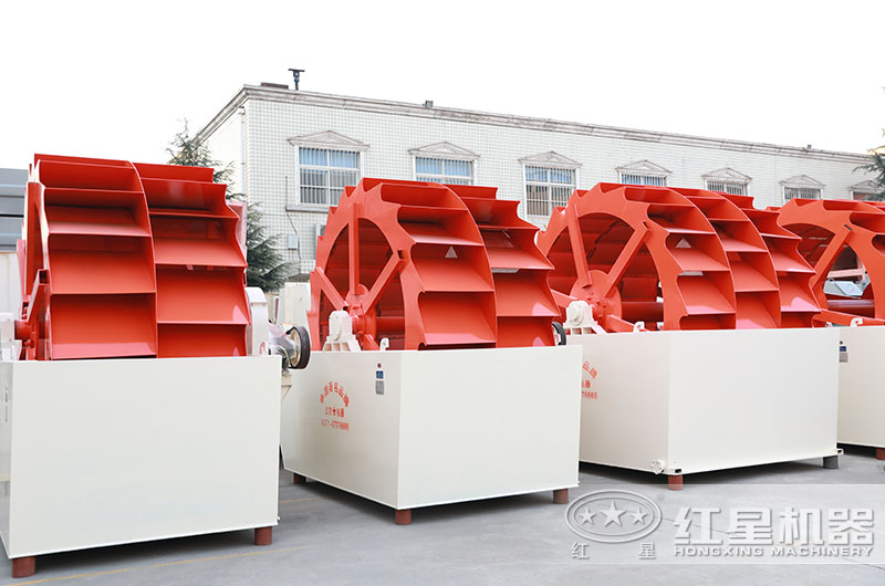 山沙洗砂機(jī)圖片，雙輪、三輪